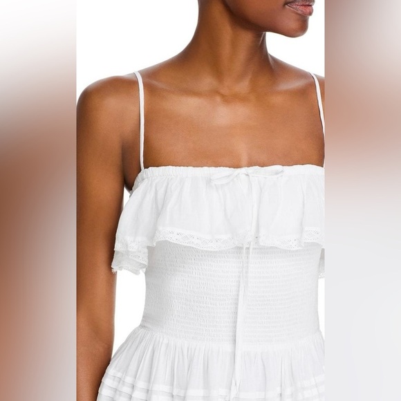 Vineyard Vines Pintuck Striped Maxi Dress in white NWT - Picture 3 of 13